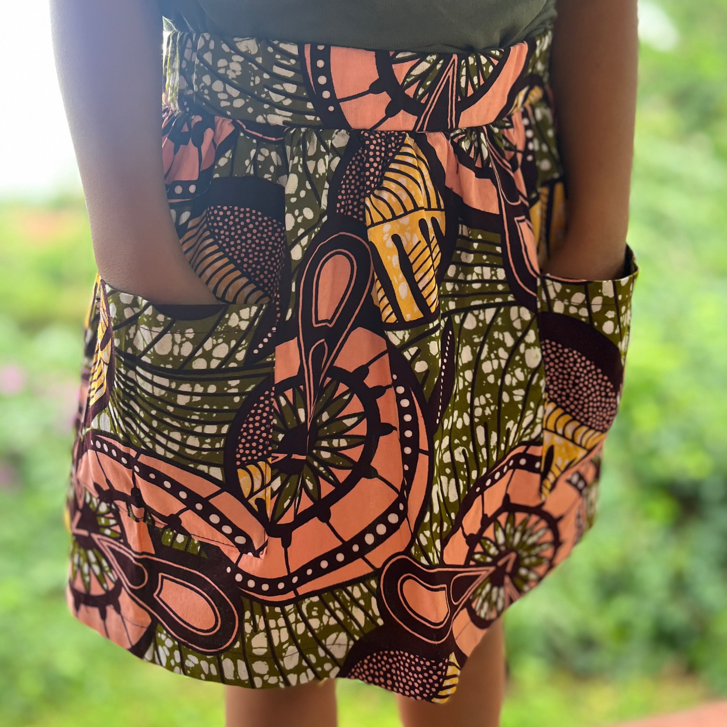 Skirts - Brown Pink