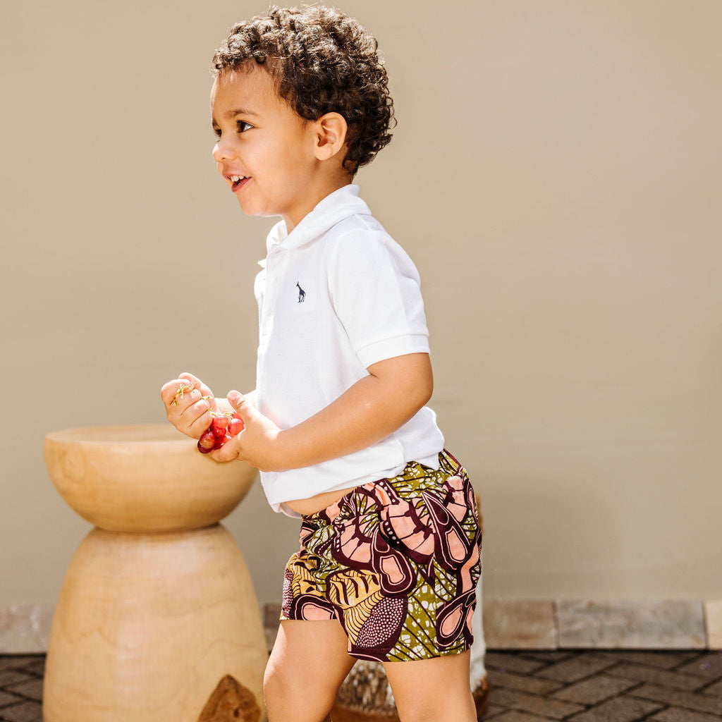 Shorts - Brown Pink